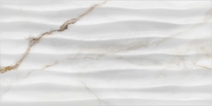 Faianta Kai Ceramics Breeze Waves White 30x60 cm - Img 2