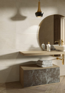 Faianta Paradyz Mystic Shadows STR 39.8x119.8 cm, beige - Img 5