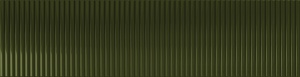 Faianta Tubadzin Groove olive 1 gloss STR 7.8x29.8 cm