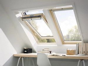 Fereastra mansarda Velux Premium GGL 3068 FK08, deschidere de sus, 66x140 cm - Img 2
