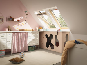 Fereastra mansarda Velux Standard Plus GLL 1061 MK06, deschidere de sus, 78x118 cm - Img 4