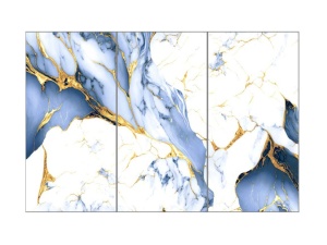 Gresie Aqua Blue Gold 60x120 cm, lucioasa - Img 2