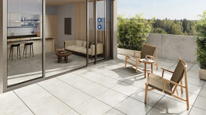 Gresie portelanata Tubadzin Korater Torano str 18 mm, 60x60 cm, white - Img 2