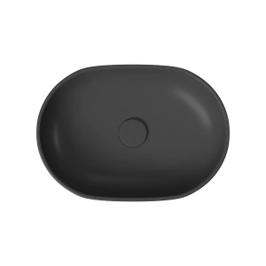 Lavoar pe blat Cersanit Moduo, rectangular, 50 cm, antracit mat  - Img 2