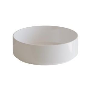 Lavoar pe blat Nofer Roll 36x36x12 cm, alb lucios