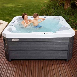 Minipiscina jacuzzi Wellis Prague CityLife Deluxe, pentru 6 persoane, 200 × 200 × 87 cm - Img 3