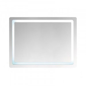 Oglinda cu iluminare led Fluminia Cosimo, buton touch, 100x75x4 cm