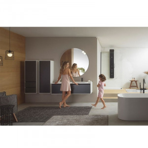 Oglinda rotunda cu iluminare led Kolpasan Maribor, 80 cm - Img 2