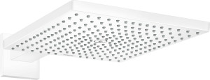 Palarie si brat de dus Hansgrohe Raindance E 300 Air 1 JET, alb mat