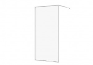 Paravan dus Walk-In Cersanit Larga crom 100xH200 cm, sticla 8 mm - Img 2