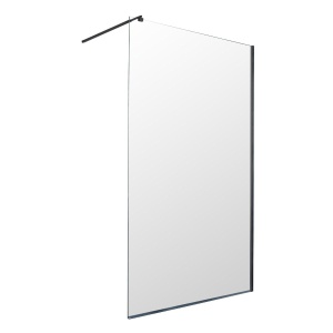 Paravan dus Walk-In Sanotechnik Young 65-67x195 cm, negru mat - Img 4