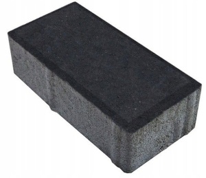 Pavaj beton rezidential Semmelrock Rettango 10x20x6 cm, negru
