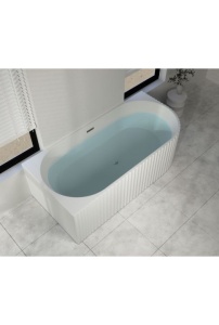 PROMO Cada freestanding BALI riflata, stanga, acril, 170x75x58 cm - Img 4