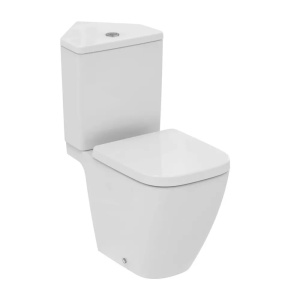 Rezervor pe vas WC Ideal Standard I.life S montaj pe colt alimentare inferioara alb lucios - Img 5