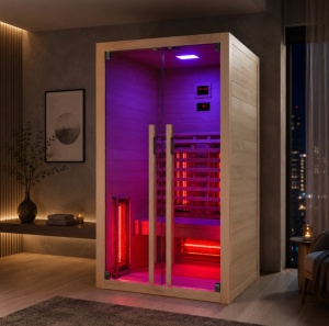 Sauna de interior cu infrarosu Ruby, 100x120x195 cm