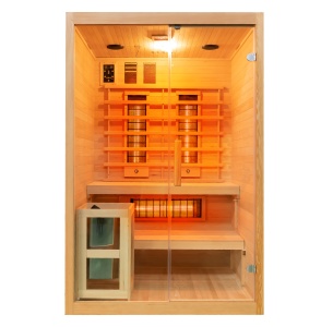 Sauna mixta finlandeza si uscata de interior Sanotechnik Twincombi, 2 persoane, 120x130x200cm