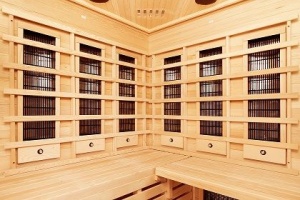 Sauna uscata de interior Sanotechnik Deluxe, 3-4 persoane, 150x150x200 cm - Img 9