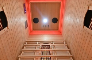 Sauna uscata Sanotechnik Malmo, 1 persoana, 90x90x190 cm - Img 5