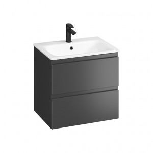 SET B817Mobilier suspendat Cersanit MODUO-IN cu lavoar 60 cm, antracit