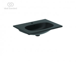 Set mobilier suspendat Ideal Standard Tesi cu lavoar Tesi 60 cm, negru - Img 2
