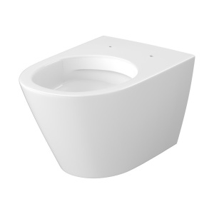 Set vas WC suspendat Cersanit City Pro Oval Vortex, capac duroplast, soft close - Img 4