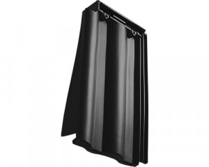 Tigla de margine stanga Tondach Twiston 9 (Twist) 30 x 50 cm, antracit