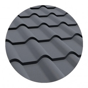 Tigla metalica Metigla Mira SuperMat 0.5 mm - Img 10