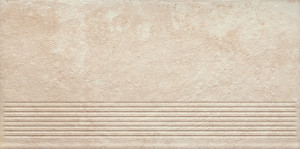 Treapta Klinker Paradyz Scandiano beige stopnica prosta 30x60 cm