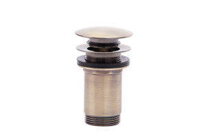 Ventil lavoar click-clack FDESIGN Kleome, cu preaplin, bronz - Img 1