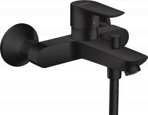 Baterie cada - dus Hansgrohe Talis E, negru mat