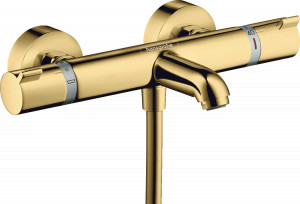 Baterie cada termostatica Hansgrohe ECOSTAT COMFORT, auriu lucios - Img 1