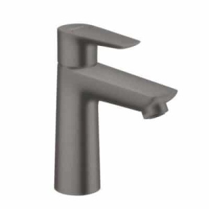 Baterie lavoar Hansgrohe Talis E 110 cu ventil Pop-Up negru - crom periat - Img 3