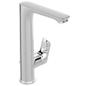 Baterie lavoar Ideal Standard Connect Air inalta cu ventil pop-up, crom