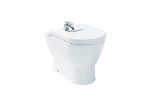 Bideu stativ Gala Emma Rounded BTW compact 54x36 cm alb - Img 1
