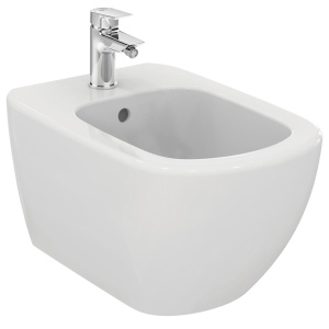 BIDEU TESI SUSPENDAT, FIXARE COMPLET ASCUNSA 53X36 ALB MAT - Img 3
