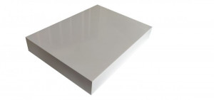 Blat vopsit pentru lavoar 60x45cm, Alb lucios