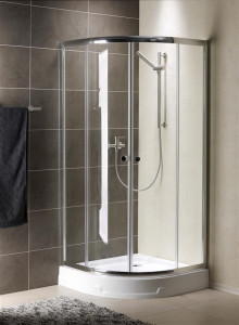 Cabina dus Radaway Premium A1900, usi glisante, 80x80 cm, crom