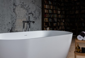 Cada baie freestanding Miraggio Greenland compozit 170x80 cm - Img 5