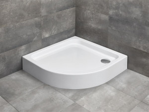 Cada de dus semirotunda Radaway Siros A Compact acril, 90x90 cm