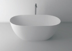 Cada freestanding compozit Marmite Toronto 160x74 cm, alb - Img 2