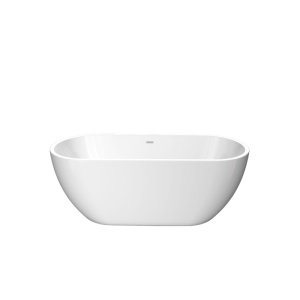 Cada freestanding Florida Aura 170x75 cm, alb lucios