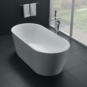 Cada freestanding Florida Denisa, acril, 170x75 cm, alb lucios