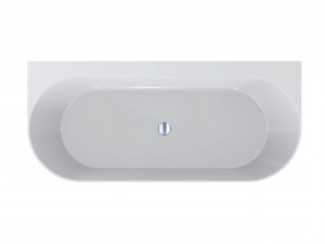 Cada freestanding Miraggio Bali, compozit, 170x75 cm alb lucios - Img 4