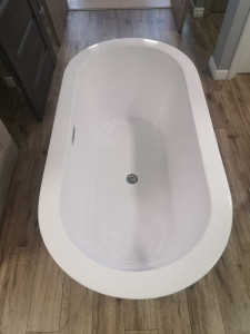 Cada freestanding ovala 7117, acril, 150x75 cm - Img 4