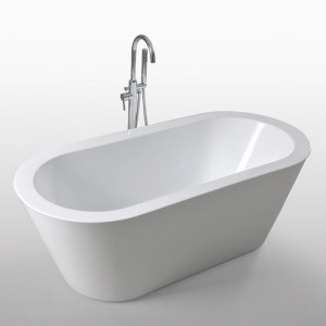 Cada freestanding ovala 7117, acril, 150x75 cm