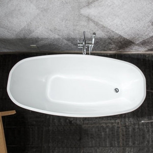 Cada freestanding ovala 9018, acril, 170x75 cm - Img 3
