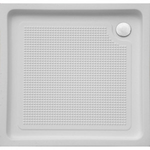 Cadita dus patrata Belform Cubo, acril, 80x80 cm