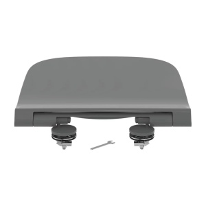 Capac WC Ideal Standard I.LIFE B soft close, gri lucios - Img 4