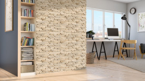 Caramida aparenta cu rost Stegu Metro 3, beige (0.63 m2) - Img 2