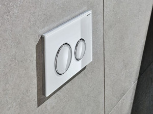 Clapetă De Acţionare Geberit Sigma 21, Alb, Cromat Lucios - Img 1